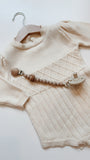 Knitted Baby Girl Romper