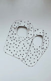 Black and White Double-Sided Reversible Bib