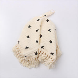 Muslin Star Pacifier Blanket