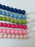 Silicone Pacifier Clip Solid Color