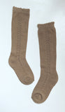 High Knee Spring Socks with Hollow Detail