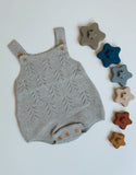 Cotton Knitted Gray Onesie